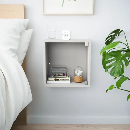 Навесной шкаф - IKEA EKET, 35x25x35 см, светло-серый, ЭКЕТ ИКЕА (изображение №3)