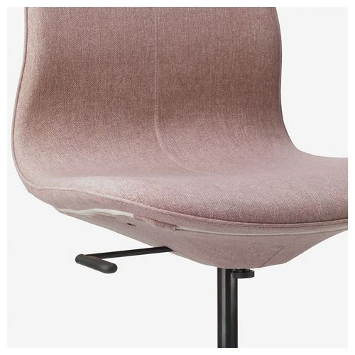 Офисный стул - IKEA LÅNGFJÄLL/LANGFJALL, 67x67x92см, розовый, ЛОНГФЬЕЛЛЬ ИКЕА (изображение №4)