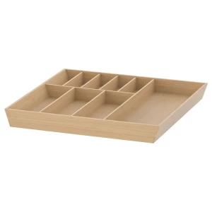 Поднос для столовых приборов - IKEA UPPDATERA, 52х50 см, светлый бамбук УППДАТЕРА ИКЕА