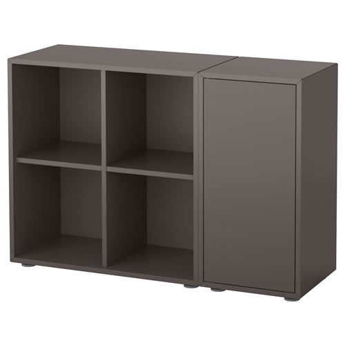 Комбинация для хранения - EKET IKEA/ЭКЕТ ИКЕА, 105x35x72, серый