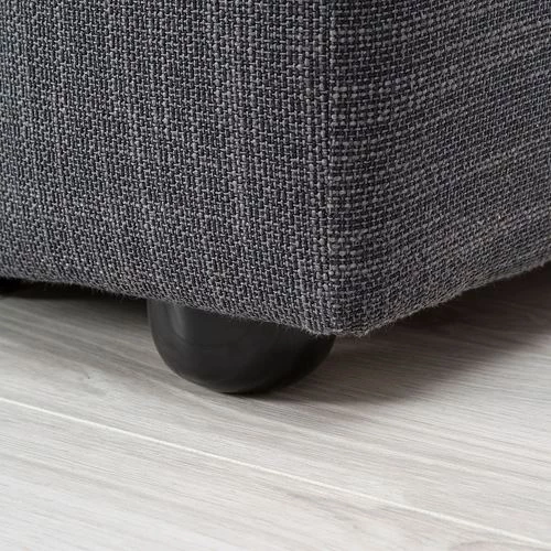 Диван 2-местный - IKEA ESKILSTUNA, 100х190 см, черный, ЭСКИЛЬСТУНА ИКЕА (изображение №6)