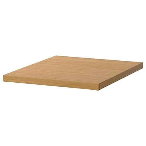 Полка - IKEA ELVARLI/ЭЛВАРЛИ ИКЕА, 51х40х2,5 см, светло-коричневый (изображение №1)