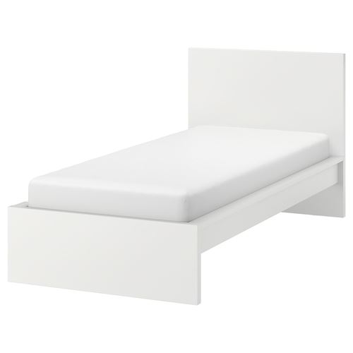 Каркас кровати - IKEA MALM/LUROY/LURÖY, 90х200 см, белый МАЛЬМ/ЛУРОЙ ИКЕА