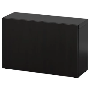 Стеллаж - IKEA BESTÅ/BESTA, 60x20x38 см, черный, Бесто ИКЕА