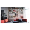 Открытый книжный шкаф - BILLY IKEA/БИЛЛИ ИКЕА, 28х80х202 см, белый (изображение №7)
