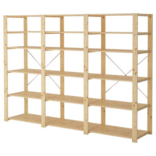 Стеллаж - IKEA HEJNE, 230х50х171 см, сосна, ХЕЙНЕ ИКЕА