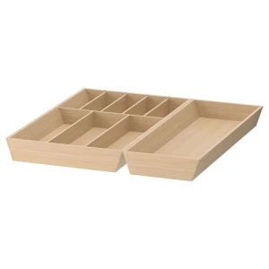 Поднос для столовых приборов - IKEA UPPDATERA, 52х50 см, светлый бамбук УППДАТЕРА ИКЕА