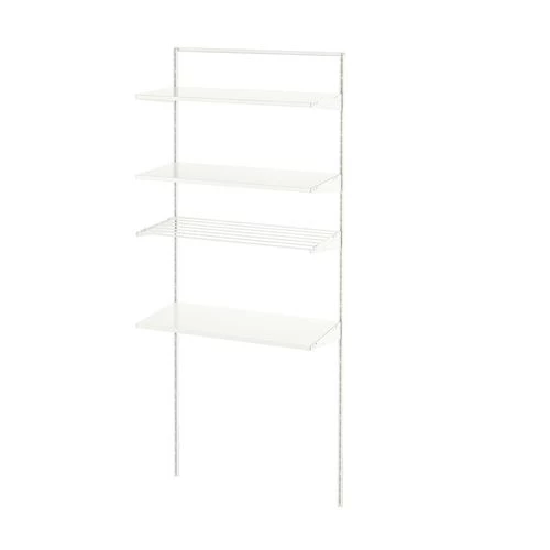 Стеллаж - BOAXEL IKEA/БОАКСЕЛЬ ИКЕА, 40х82х200 см, белый (изображение №1)