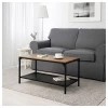 Журнальный стол - IKEA FJÄLLBO/ИКЕА ФЬЕЛЛЬБО, 46х90х46 см, черный (изображение №4)