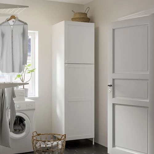Высокий шкаф - ENHET IKEA/ЭНХЕТ ИКЕА, 60х62х210 см, белый (изображение №2)