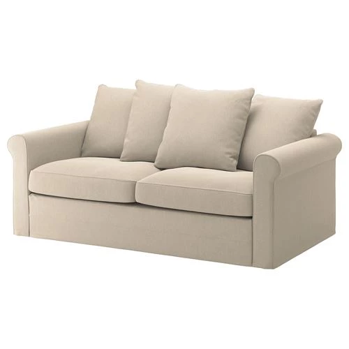 2-местный диван-кровать - IKEA GRÖNLID/GRONLID, 98x196см, бежевый, ГРОНЛИД ИКЕА (изображение №1)