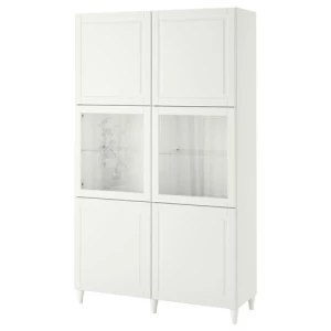 Комбинация для хранения - IKEA BESTÅ/BESTA/ Беста/Бесто ИКЕА, 120x42x202 см, белый,