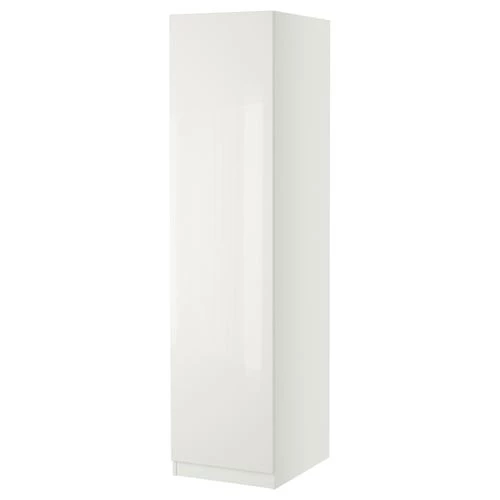 Платяной шкаф - IKEA PAX/FARDAL, 50x37x201 см, белый ПАКС/ФАРДАЛЬ ИКЕА (изображение №1)