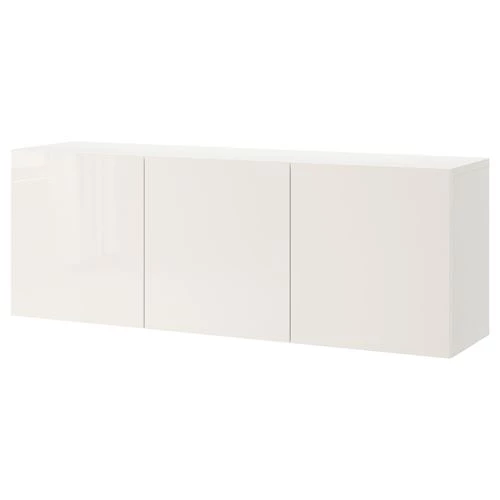 Навесной шкаф - IKEA BESTÅ/BESTA, 180x42x64 см, белый, БЕСТО ИКЕА (изображение №1)