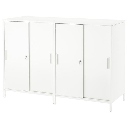 Шкаф-купе - IKEA TROTTEN, белый, 160х55х110 см, ТРОТТЕН ИКЕА