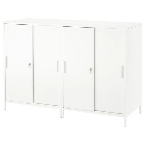 Шкаф-купе - IKEA TROTTEN, белый, 160х55х110 см, ТРОТТЕН ИКЕА (изображение №1)