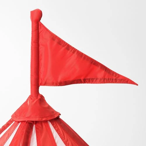 Детская палатка - IKEA CIRKUSTALT/CIRKUSTÄLT, 100 см, красный/белый/синий ЦИРКУСТЭЛЬТ ИКЕА (изображение №5)