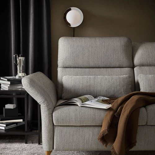 Диван 3-местный - IKEA FAMMARP, 108x109x274см, серый/бежевый, ФАММАРП ИКЕА (изображение №10)