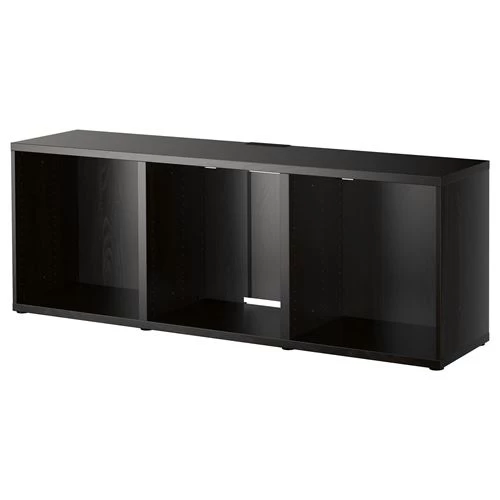 Каркас тумбы под ТВ - IKEA BESTÅ/BESTA, 180x40x64 см, черный, Беста/Бесто ИКЕА (изображение №1)