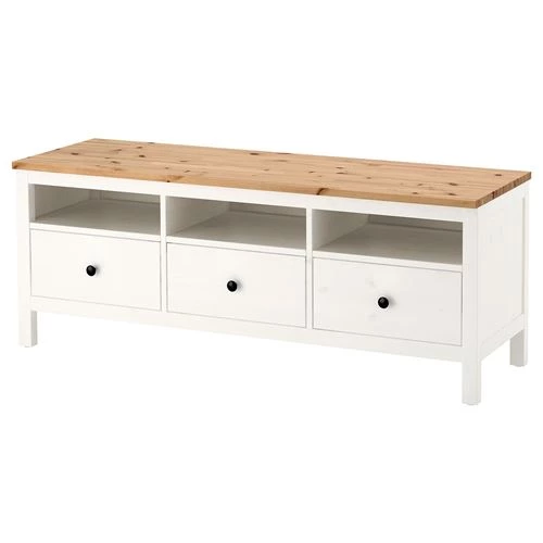 Тумба под ТВ - IKEA HEMNES, 57x148 см, белый, Хемнэс ИКЕА (изображение №1)