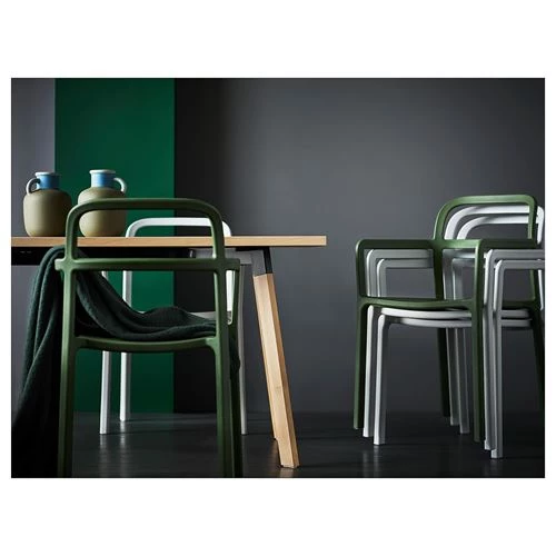 Стол обеденный - IKEA YPPERLIG, 200х90х74 см, дерево светло-коричневый, ЮППЕРЛИГ ИКЕА (изображение №5)