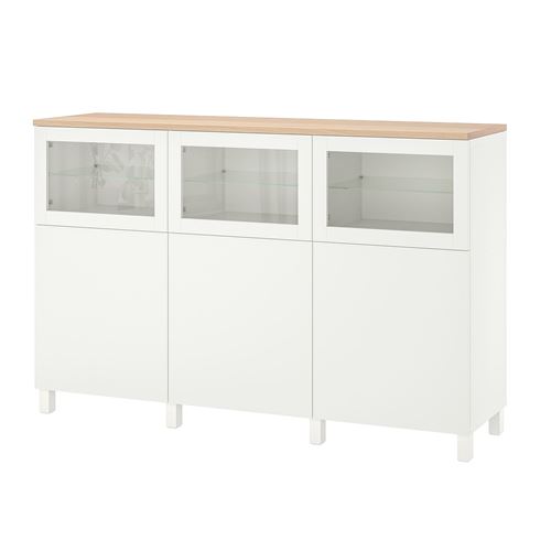 Комбинация для хранения - IKEA BESTÅ/BESTA/БЕСТА/БЕСТО ИКЕА, 180x42x114 см, белый