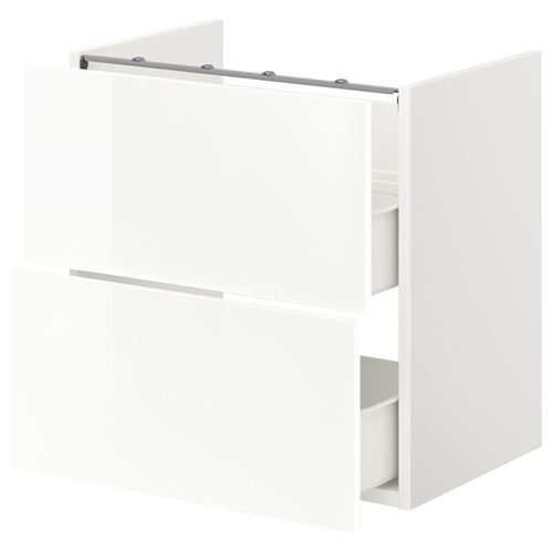 Тумба для раковины - ENHET IKEA/ ЭНХЕТ ИКЕА,  60x40x60 см, белый