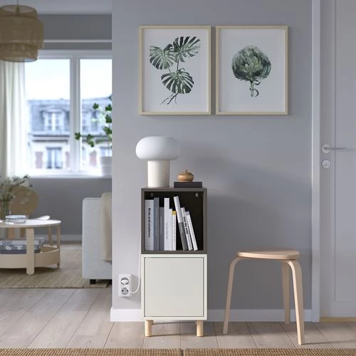 Комбинация для хранения - EKET IKEA/ЭКЕТ ИКЕА, 35x35x80, белый (изображение №6)