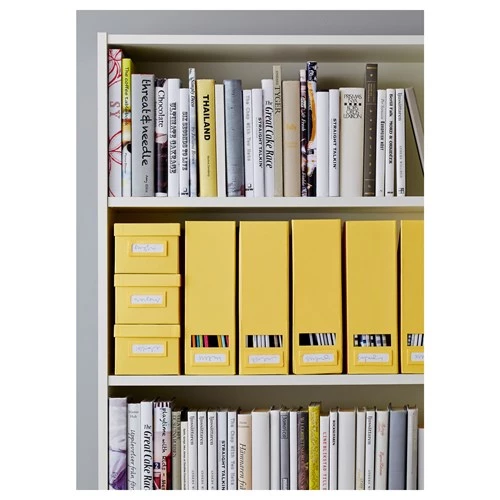 Открытый книжный шкаф - BILLY IKEA/БИЛЛИ ИКЕА, 28х80х202 см, белый (изображение №4)
