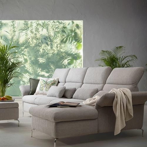 4-местный диван и шезлонг - IKEA FAMMARP, 176x108x343см, серый, ФАММАРП ИКЕА (изображение №8)