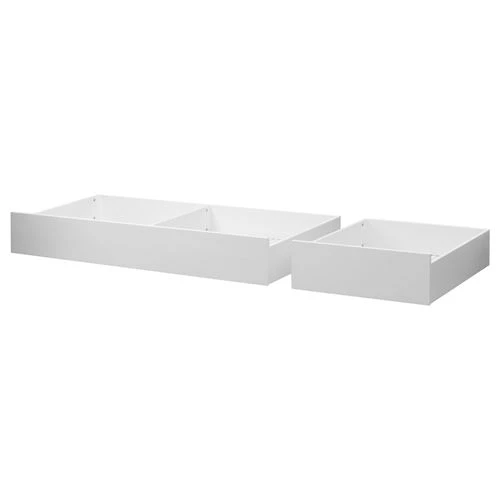 Подкроватный ящик - IKEA HEMNES/ХЕМНЭС ИКЕА, 200 см, белый (изображение №1)