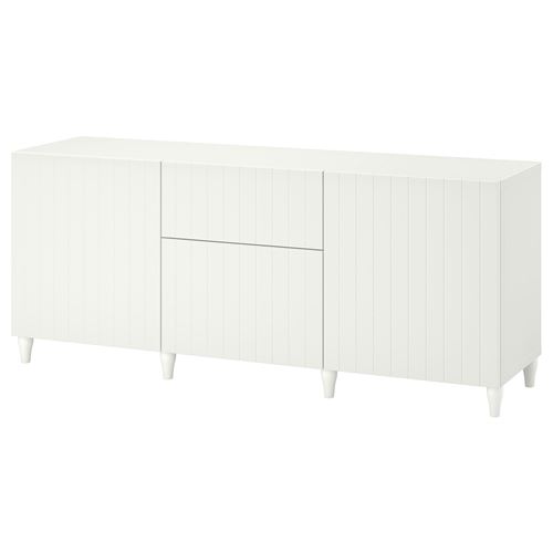 Комбинация для хранения - IKEA BESTÅ/BESTA/БЕСТА/ БЕСТО ИКЕА, 180x42x74 см, белый