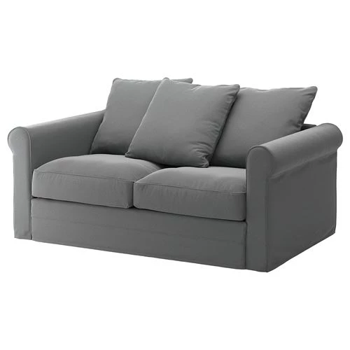 2-местный диван - IKEA GRÖNLID/GRONLID, 98x177cм, серый, ГРЕНЛИД ИКЕА (изображение №1)