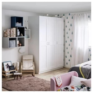 Гардероб - IKEA PAX/GRIMO, 150x60x201 см, белый ПАКС/ГРИМО ИКЕА
