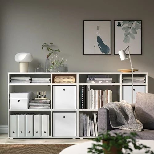 Органайзер - IKEA KUGGIS, 32x32x32 см, белый, КУГГИС ИКЕА (изображение №2)