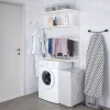Стеллаж - BOAXEL IKEA/БОАКСЕЛЬ ИКЕА, 40х82х200 см, белый (изображение №2)