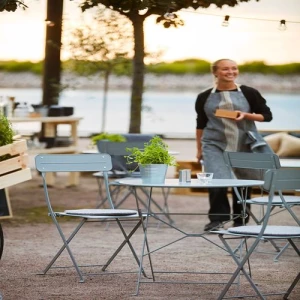 Стол садовый - IKEA SUNDSÖ/SUNDSO, 71х65 см, серый, СУНДСЁ ИКЕА