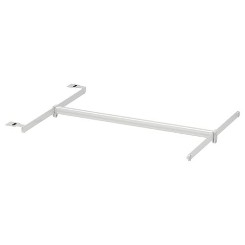 Штанга платяная - IKEA HJALPA/HJÄLPA, 60-100x55 см, белый ХЭЛПА ИКЕА