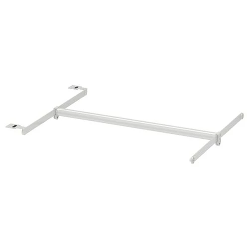 Штанга платяная - IKEA HJALPA/HJÄLPA, 60-100x55 см, белый ХЭЛПА ИКЕА (изображение №1)