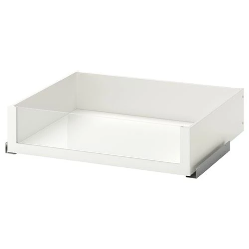 Ящик с фронтальной панелью - IKEA KOMPLEMENT, 75x58 см, белый КОМПЛИМЕНТ ИКЕА (изображение №1)