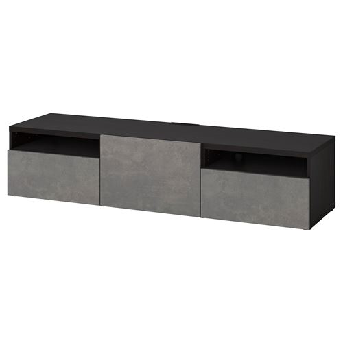Тумба под ТВ - IKEA BESTÅ/BESTA, 180x42x39 см, серый, Бесто ИКЕА