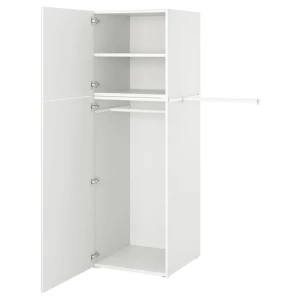 Платяной шкаф - IKEA PLATSA/FONNES  / ПЛАТСА/ФОННЕС ИКЕА, 107x57x181 см, белый