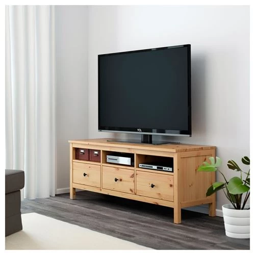 Тумба под ТВ - IKEA HEMNES, 47x57x148 см, коричневый, Хемнэс ИКЕА (изображение №2)