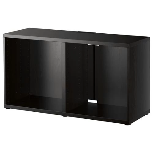 Каркас тумбы под ТВ - IKEA BESTÅ/BESTA, 120x40x64 см, черный, Беста/Бесто ИКЕА (изображение №1)