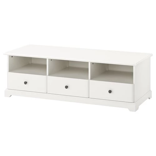 Тумба под ТВ - IKEA LIATORP/ЛИАТОРП ИКЕА, 45х49х145 см, белый (изображение №1)