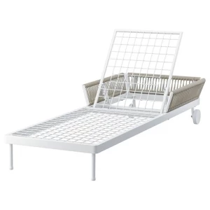 Шезлонг - IKEA SEGERÖN/SEGERON, 38х72 см, белый, ИКЕА
