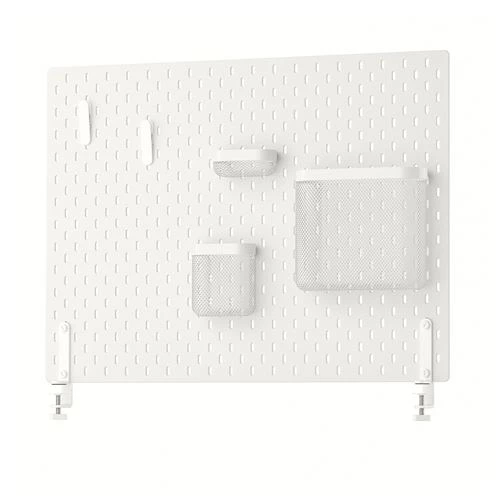Комбинированная перфорированная доска  - SKÅDIS / SKАDIS IKEA/ СКОДИС  ИКЕА,  76х56 см, белый