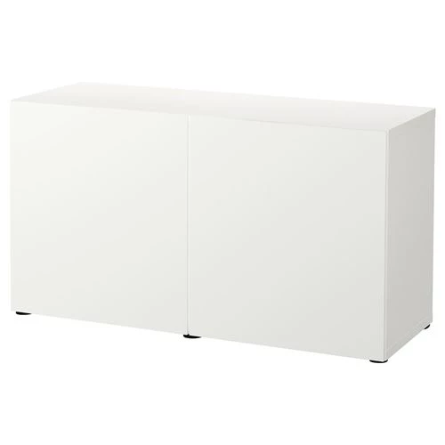 Комбинация для хранения - IKEA BESTÅ/BESTA/Беста/Бесто ИКЕА, 120x42x65 см, белый, (изображение №1)