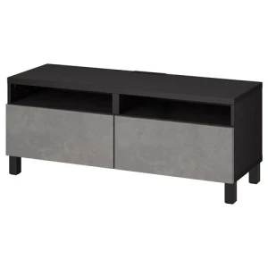 Тумба под ТВ - IKEA BESTÅ/BESTA, 120x42x48 см, серый, Бесто ИКЕА