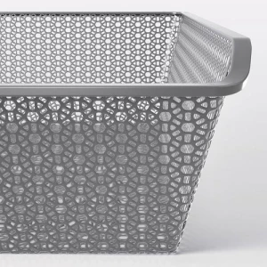 Сетчатая корзина с направляющими - IKEA KOMPLEMENT, 100x58x16 см, серый КОМПЛИМЕНТ ИКЕА